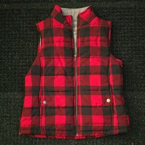 *NWOT* Natural Reflections Buffalo Plaid Puffer Vest, Size M